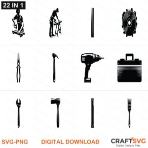 Carpentery SVG | Carpentery PNG | Carpentery SVG Bundle | Digital Download Designs for Cricut and Silhouette | Commercial Use