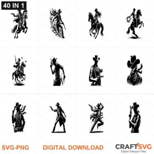 Cowboys SVG | Cowboys PNG | Cowboys SVG Bundle | Digital Download Designs for Cricut and Silhouette | Commercial Use