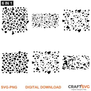 Dalmatian SVG PNG bundle - Dalmatian designs for Cricut and Silhouette, instant digital download