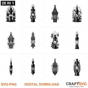 Lantrn SVG | Lantrn PNG | Lantrn SVG Bundle | Digital Download Designs for Cricut and Silhouette | Commercial Use