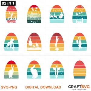 Sunset_Assets SVG | Sunset_Assets PNG | Sunset_Assets SVG Bundle | Digital Download Designs for Cricut and Silhouette | Commercial Use