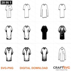 T-SHIRT SVG | T-SHIRT PNG | T-SHIRT SVG Bundle | Digital Download Designs for Cricut and Silhouette | Commercial Use