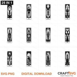 TAROT CARDS SVG | TAROT CARDS PNG | TAROT CARDS SVG Bundle | Digital Download Designs for Cricut and Silhouette | Commercial Use
