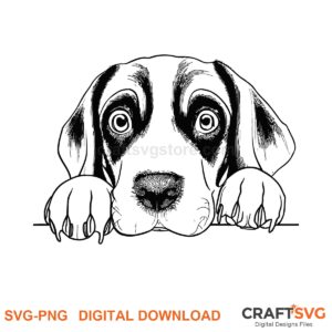German Shorthaired Pointer SVG PNG - German Shorthaired Pointer peeking dog design for Cricut and Silhouette, instant digital download