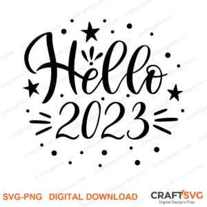 Hello SVG PNG saying design for shirts, Cricut and Silhouette