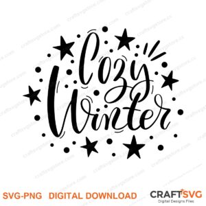 Lozy Winter SVG PNG saying design for shirts, Cricut and Silhouette